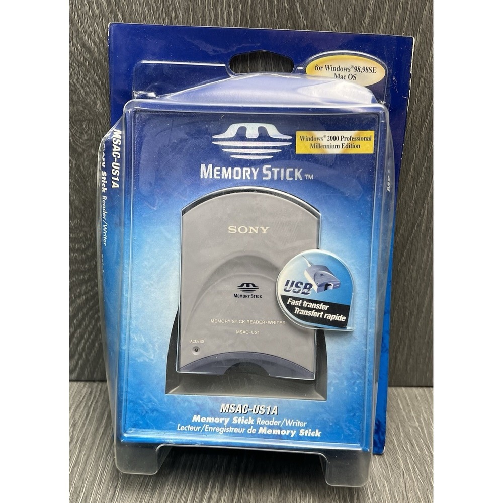 Sony MSAC-US1 USB Interface Card Reader for Memory Stick PC Mac